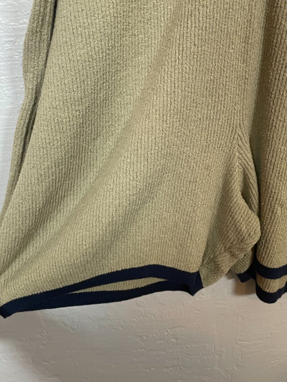 Anthropologie Olive Green and Navy Polo Jumpsuit - Picture 3 of 10